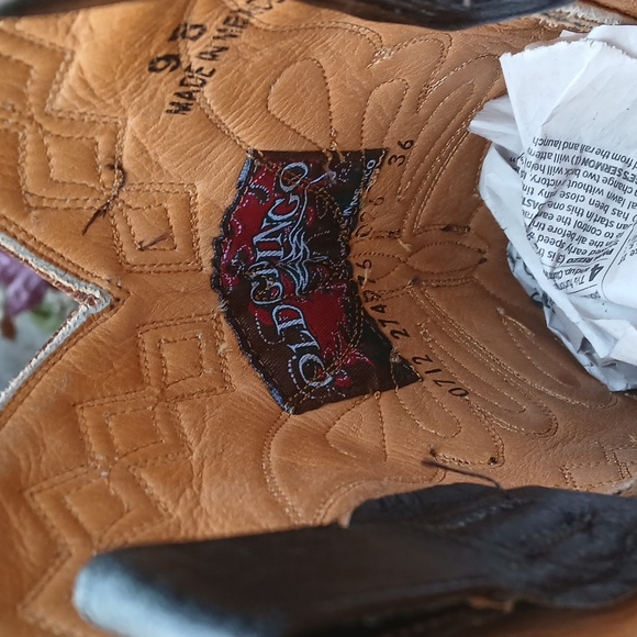 Old Gringo Women's Monarca Boot     Intricate Stitching GUC. size 9 - Picture 6 of 14